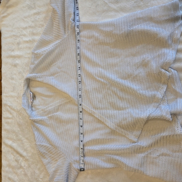 ‼️3/$30‼️Allison Daley 3/4 Sleeve Cardigan  Open Front Spring Medium Petitie - Picture 9 of 11